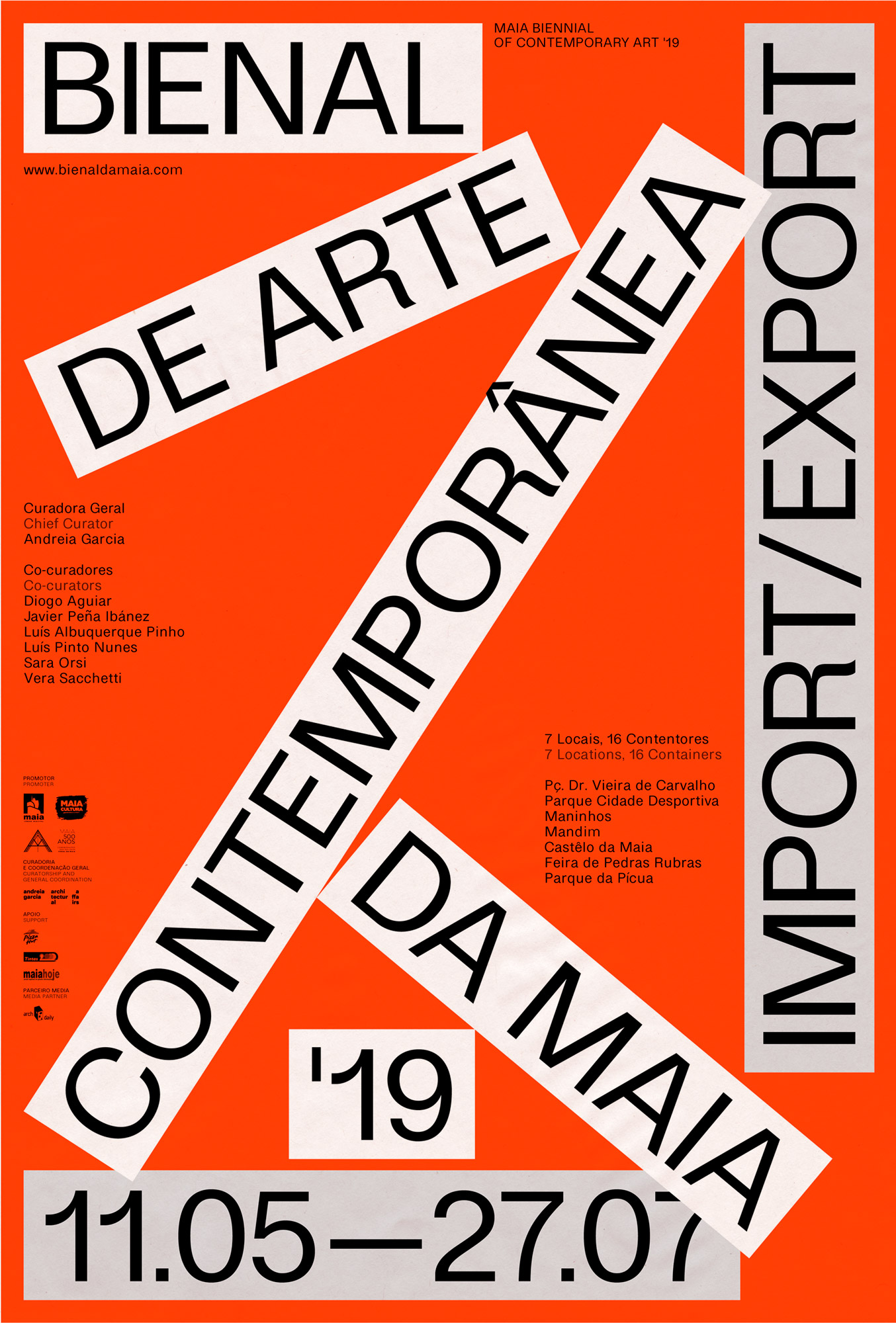 Poster – version 1, orange background